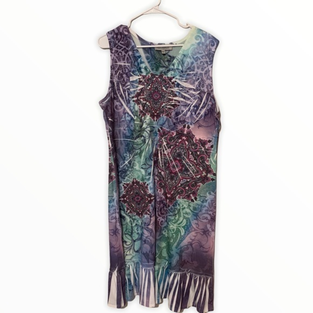 Closet full multicolored paisley print‎ dress